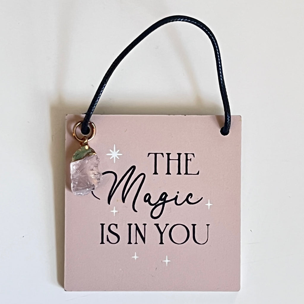 Mini Hanging Crystal Signs (6 Options)