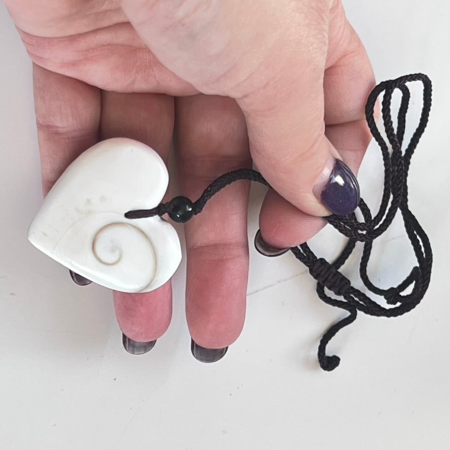 Shiva Shell Heart Pendant