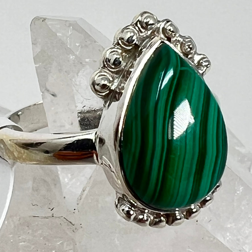 Ring - Malachite - Size 9