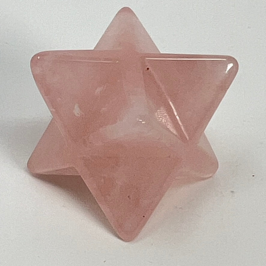 Rose Quartz Merkaba (medium)