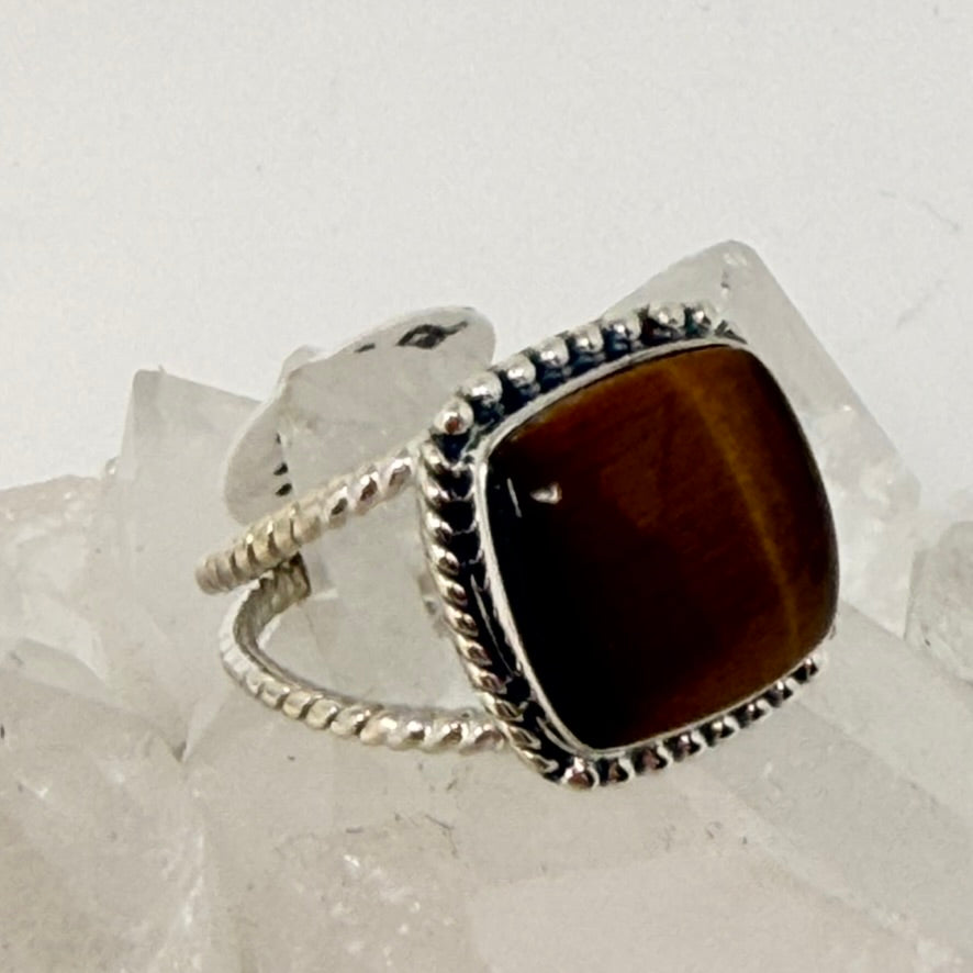 Ring - Tigers Eye - Size 10