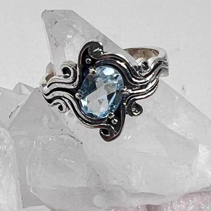 Ring - Blue Topaz - Size 8