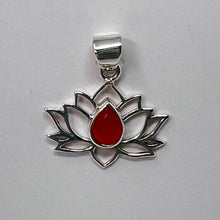 Load image into Gallery viewer, Lotus crystal Pendant (Various)
