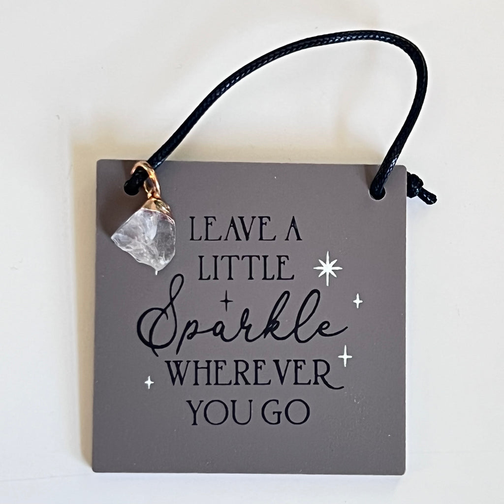 Mini Hanging Crystal Signs (6 Options)