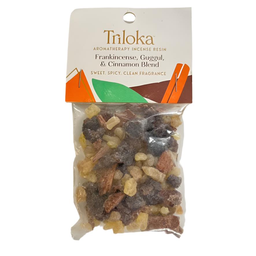 Triloka Frankincense, Guggul & Cinnamon Resin 30gm