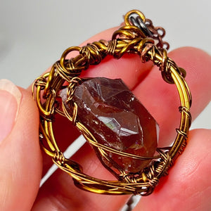 Necklace by Amy Nicholls - Smoky Quartz