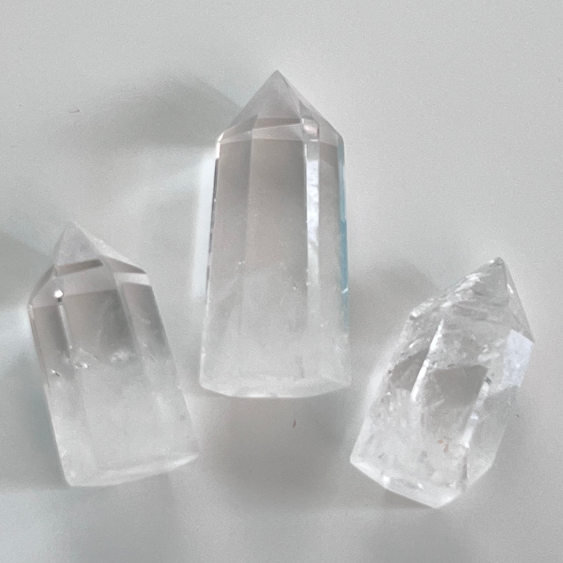 Clear Quartz Standing Point/MINI Tower