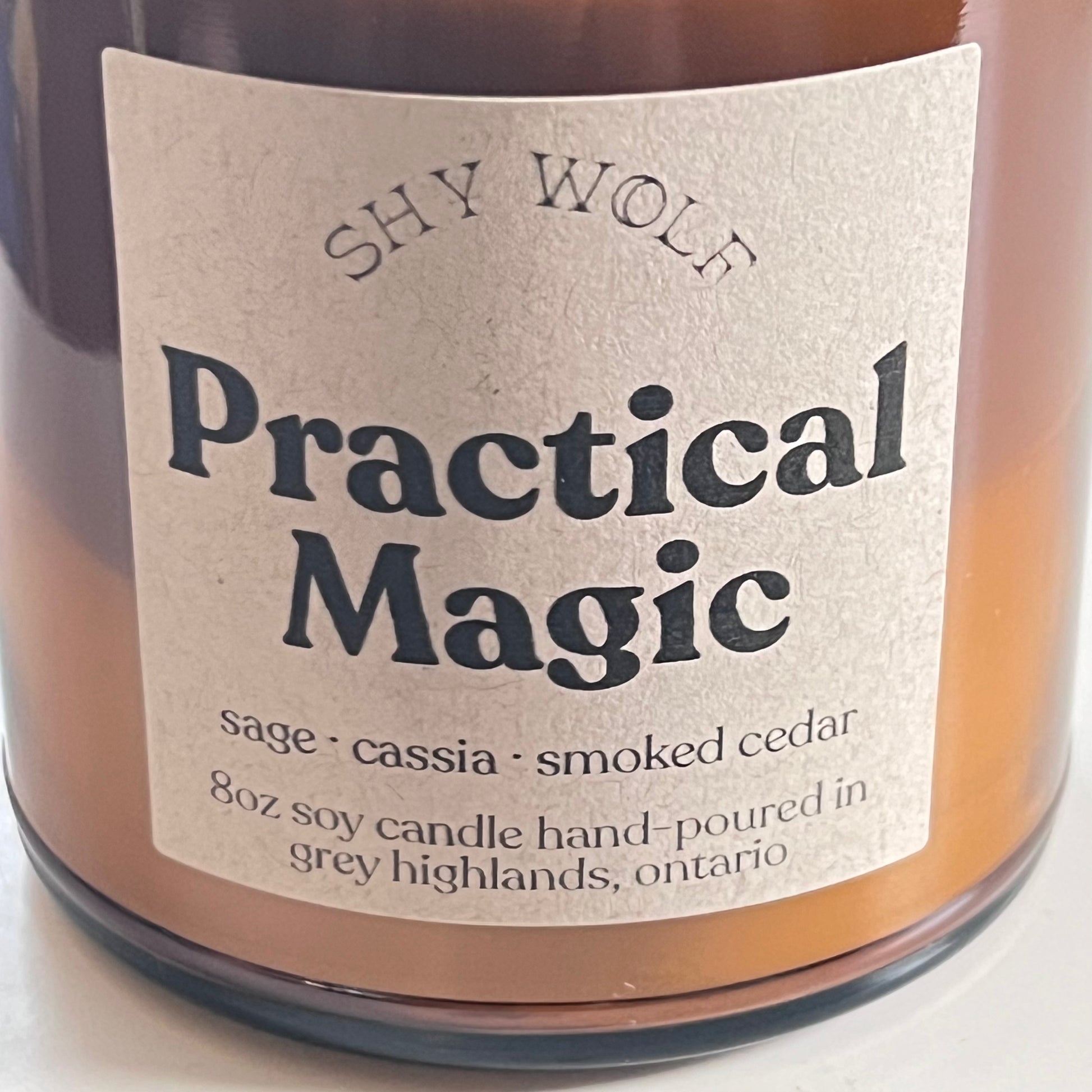 Shy Wolf Candle - Practical Magic