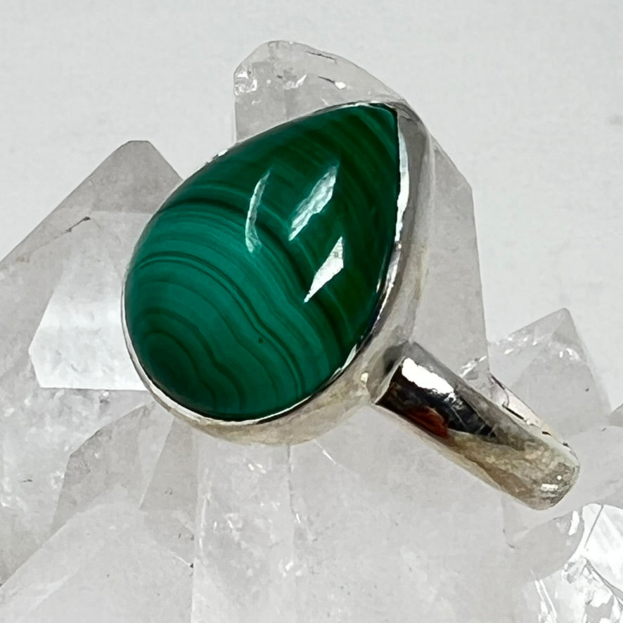 Ring - Malachite - Size 8