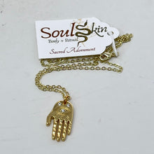 Load image into Gallery viewer, Necklace by SoukSkin - Palmistry Pendant
