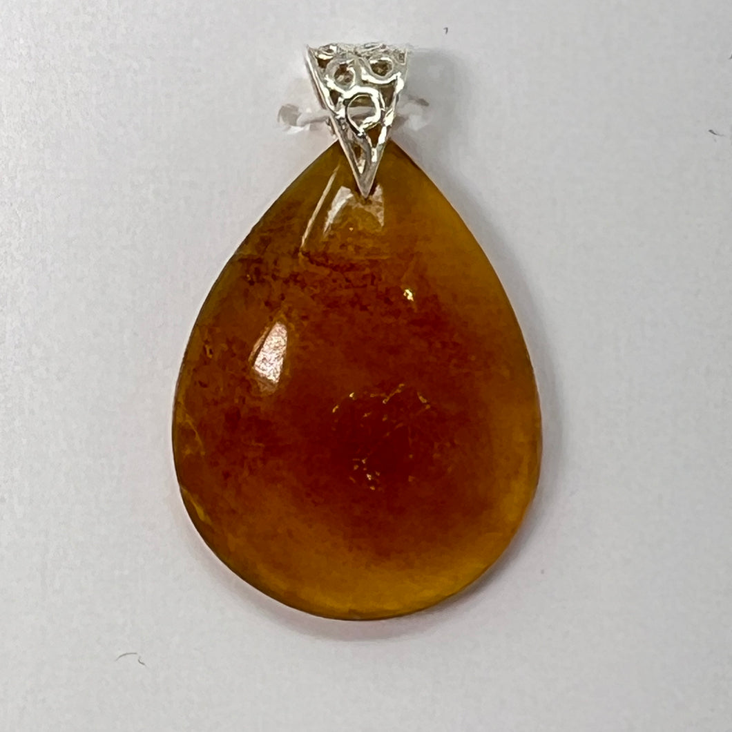 Pendant - Amber (Teardrop)