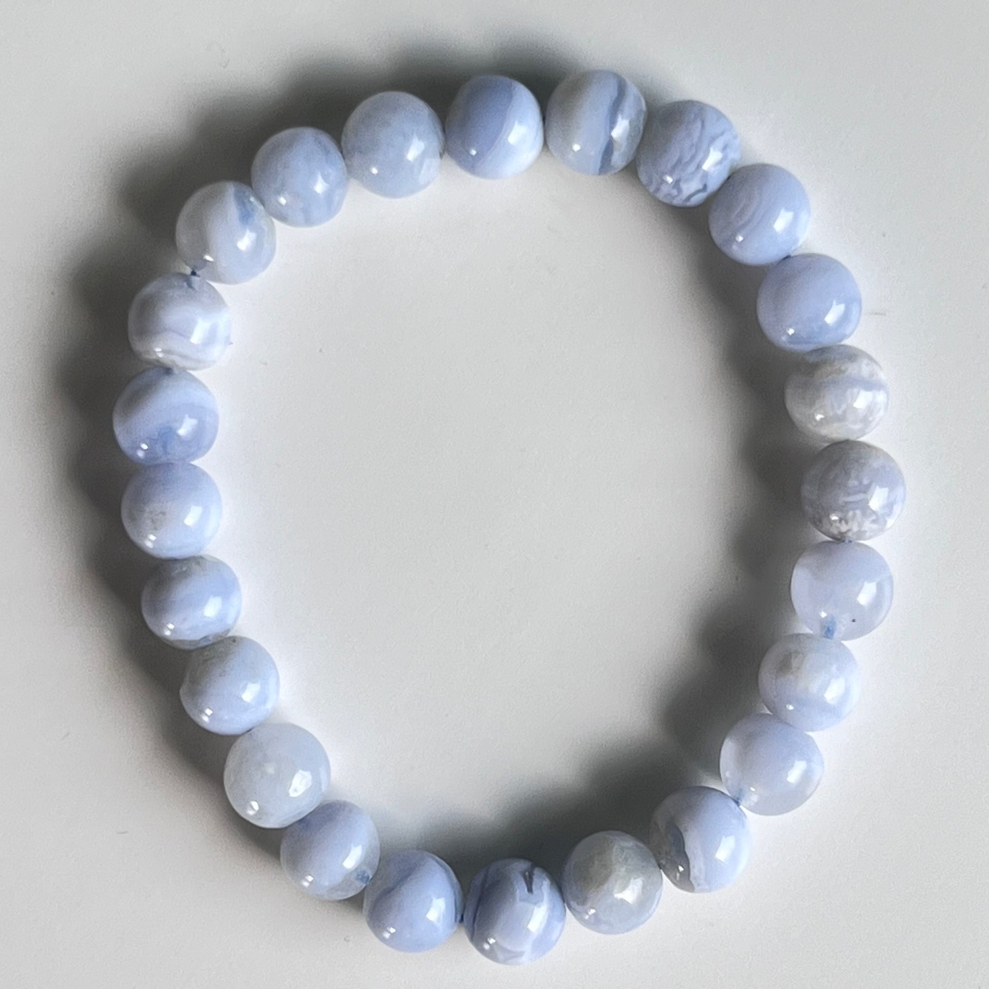 Bracelet - Blue Lace Agate 8mm