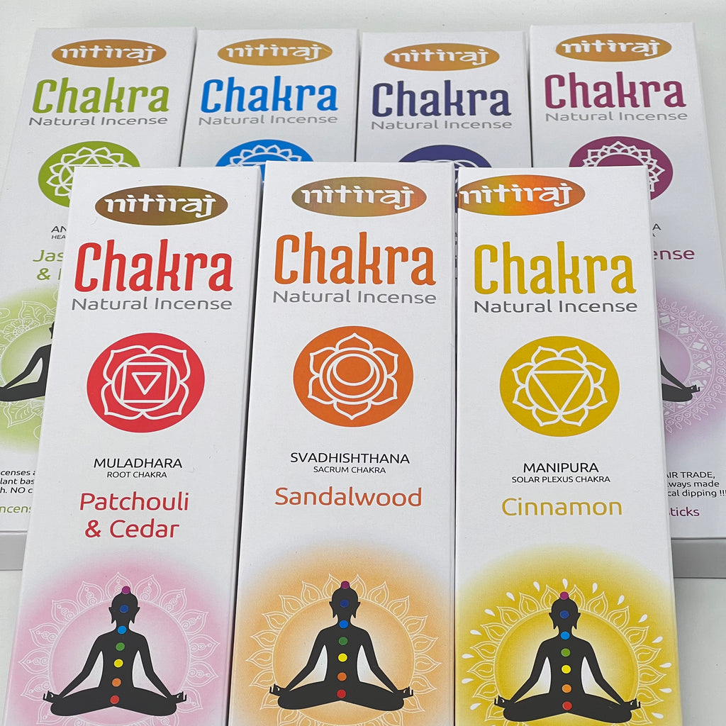 Nitiraj CHAKRA Incense (7 varieties)