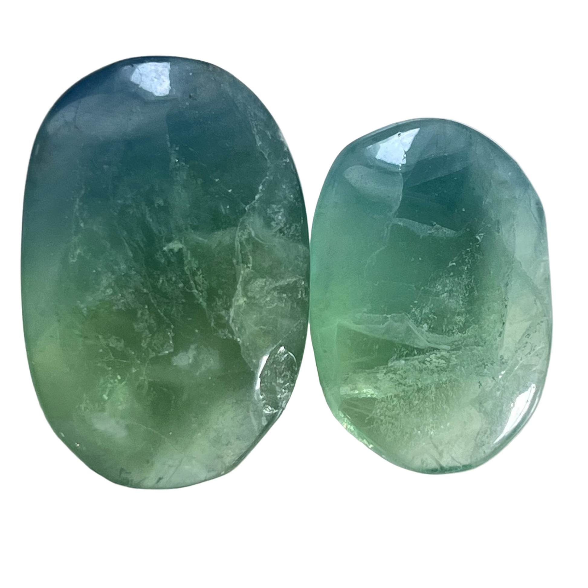 Fluorite (Blue/Green) Palm Stone