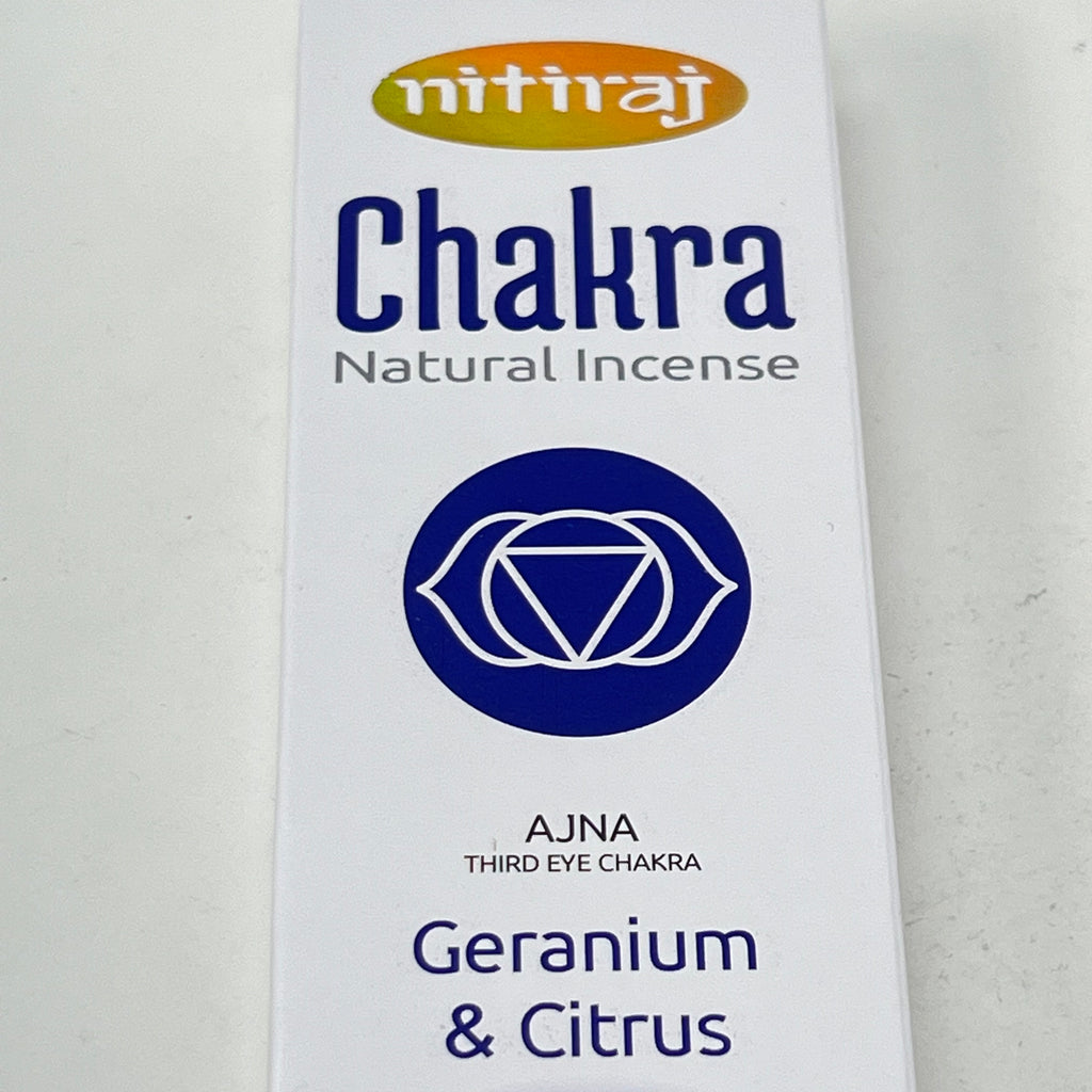 Nitiraj CHAKRA Incense (7 varieties)