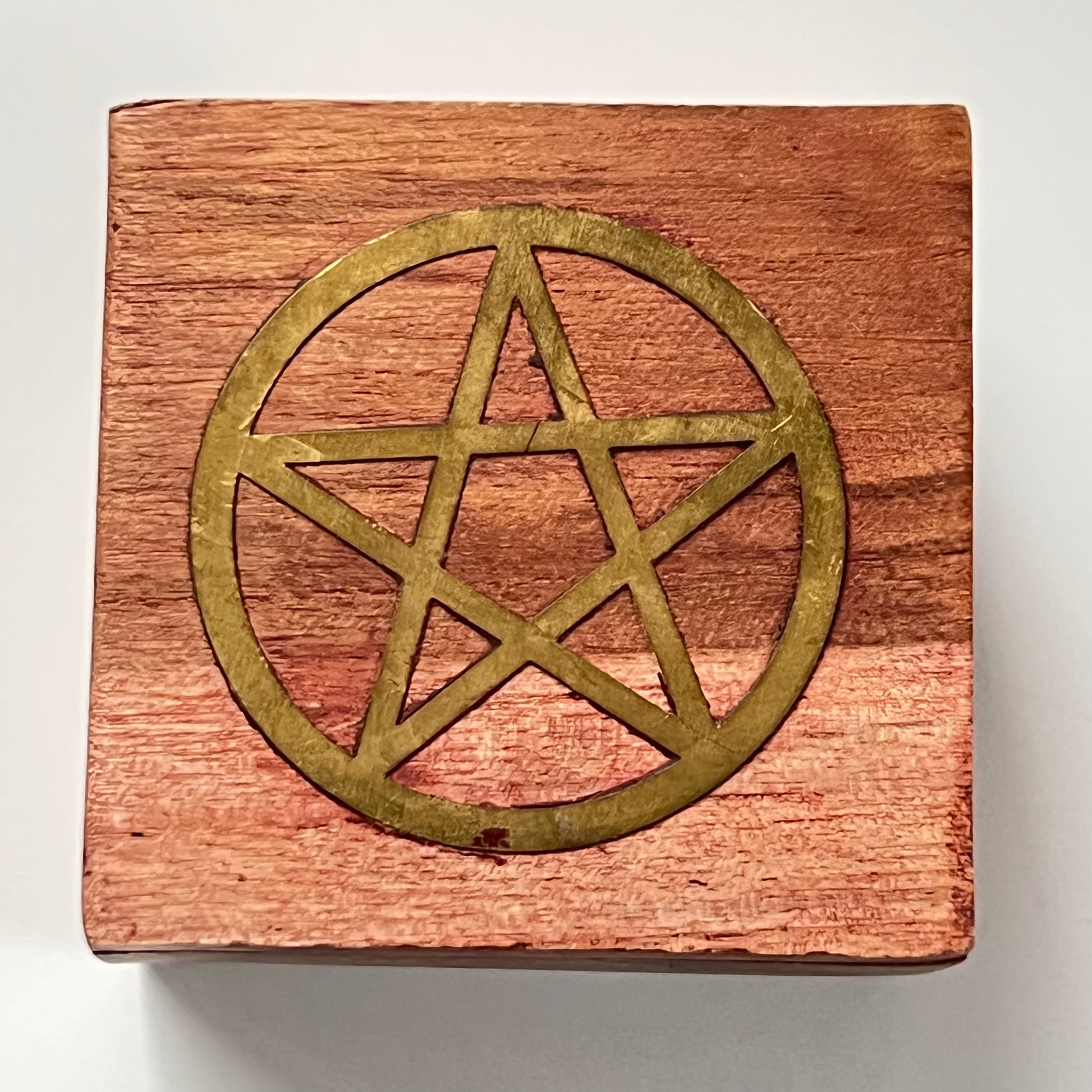Wood Box - Pentacle (Small)