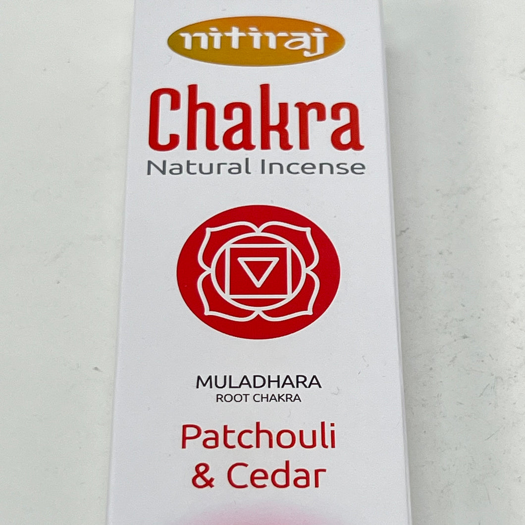 Nitiraj CHAKRA Incense (7 varieties)