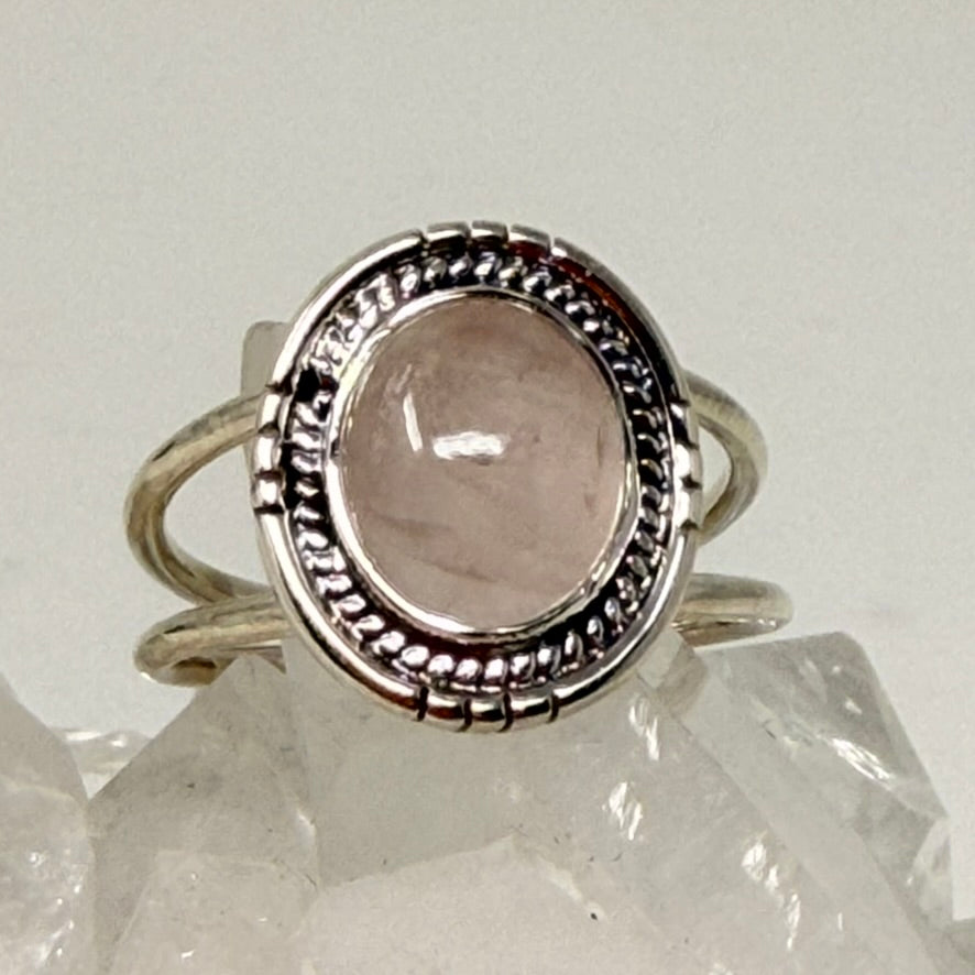 Ring - Rose Quartz - Size 12