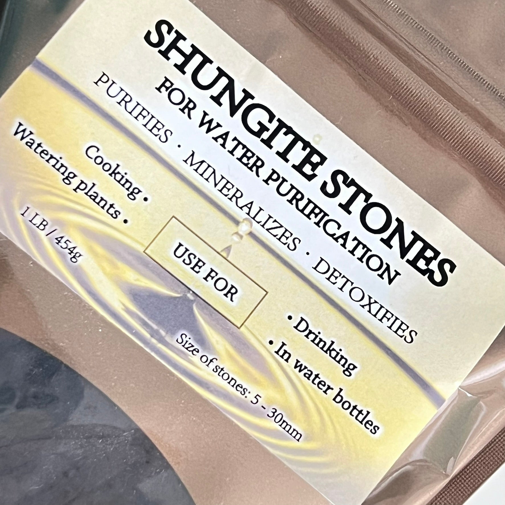 Shungite Stones (for water purification)