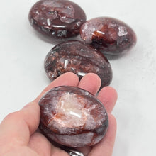 Load image into Gallery viewer, Red Hematoid Quartz - Palm Stone
