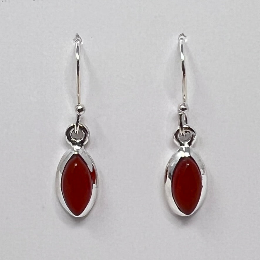 Earrings - Carnelian