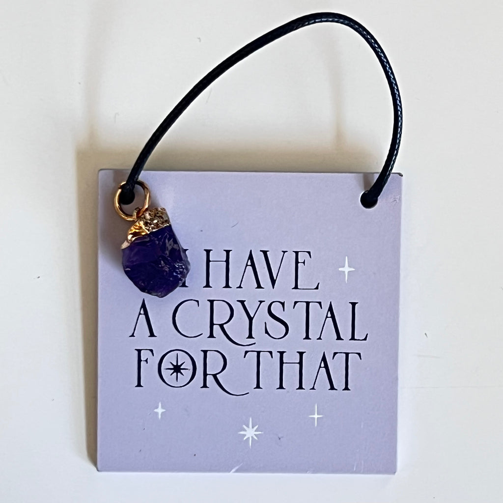 Mini Hanging Crystal Signs (6 Options)