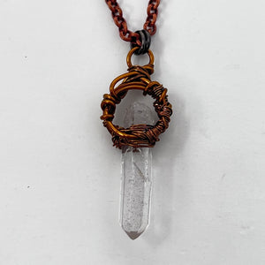 Necklace by Amy Nicholls - Clear Quartz Point