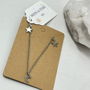 Necklace by SoulSkin - MOON & STARS - $20