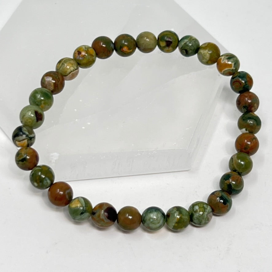 Bracelet - Rainforest Jasper 6mm