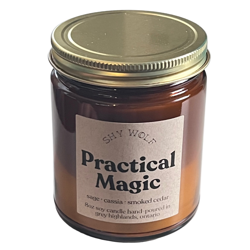 Shy Wolf Candle - Practical Magic