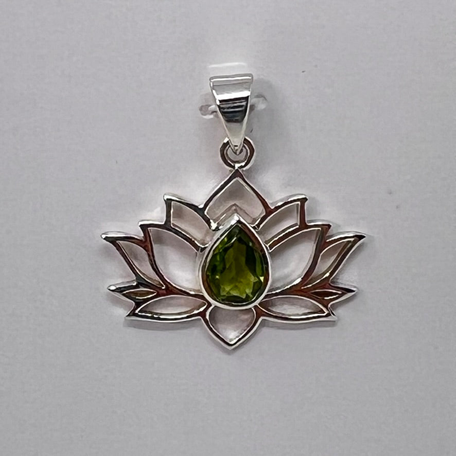 Lotus crystal Pendant (Various)
