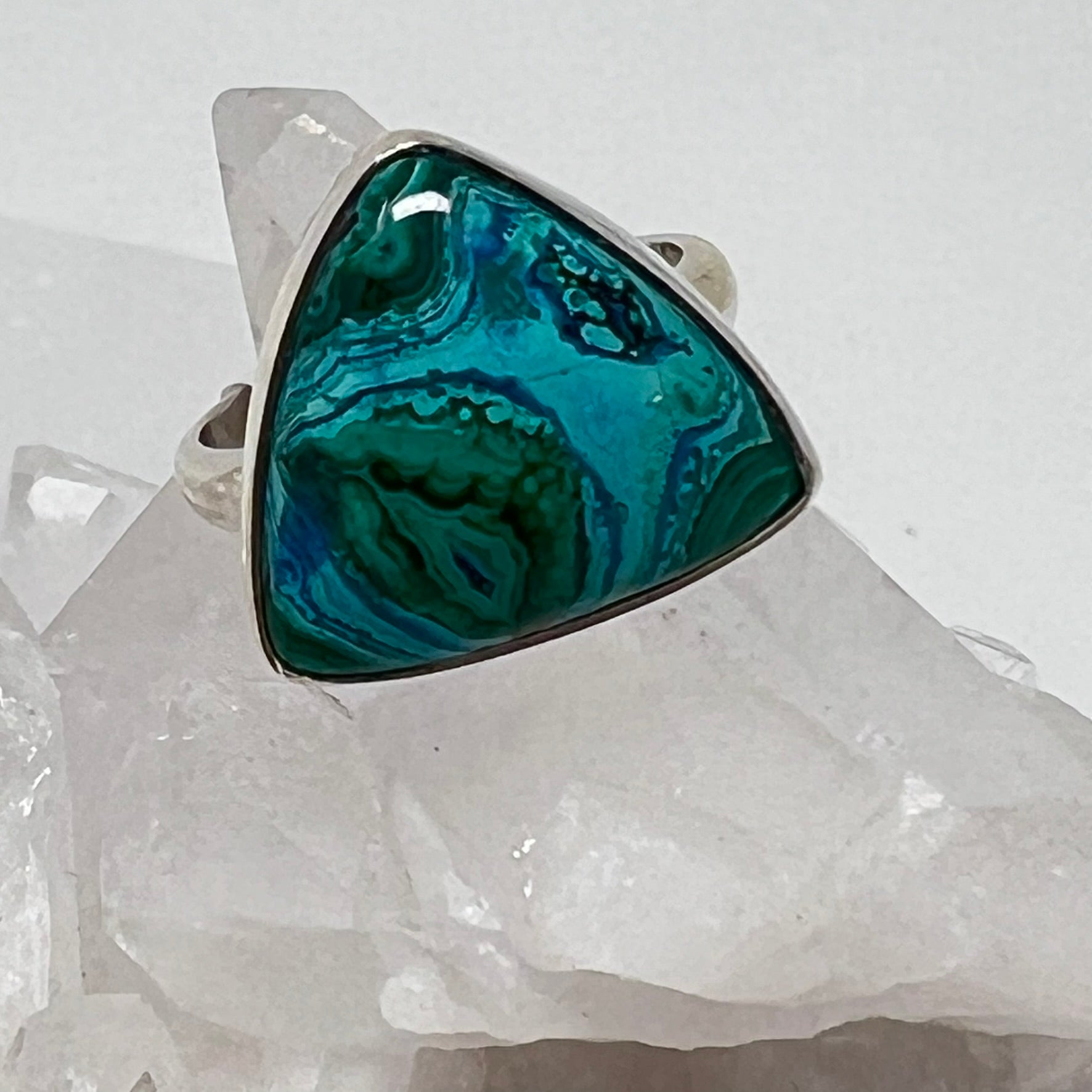 Ring - Azurite & Malachite - Size 7