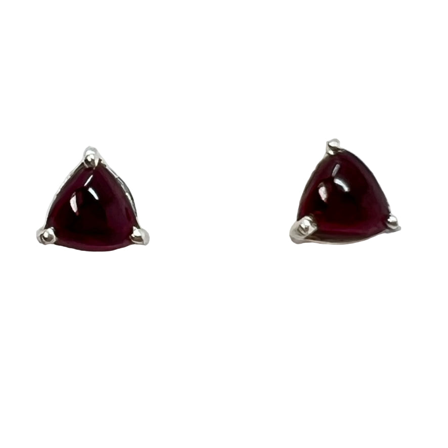 Earrings - Garnet (Triange/Square/Rectangle)