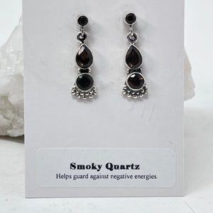 Earrings - Smoky Quartz