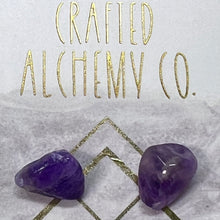 Load image into Gallery viewer, Earrings - Stone by Crafted Alchemy Co (Options)
