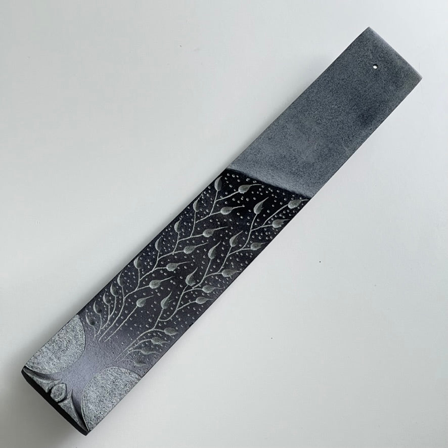 Soapstone Incense Holder - Carved Tree of Life