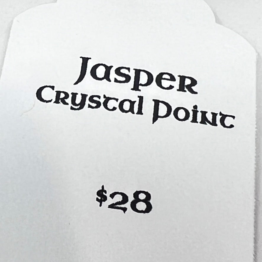 Necklace by Cunning & Kind - Jasper Crystal Point