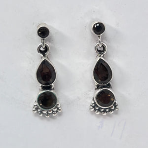 Earrings - Smoky Quartz