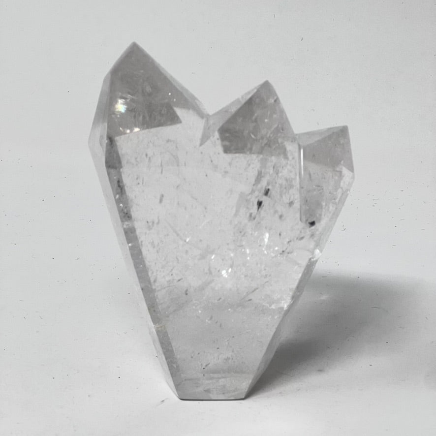 TLC Clear Quartz Triple Point Tower