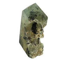 Load image into Gallery viewer, Prehnite (with Tourmaline) - Tower
