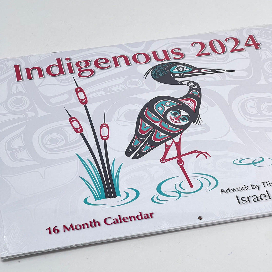 2024 (16 month) Wall Calendar - Indigenous