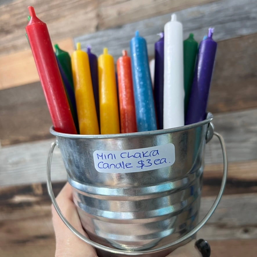 Mini Chakra Candle - Various Colours (Scented)