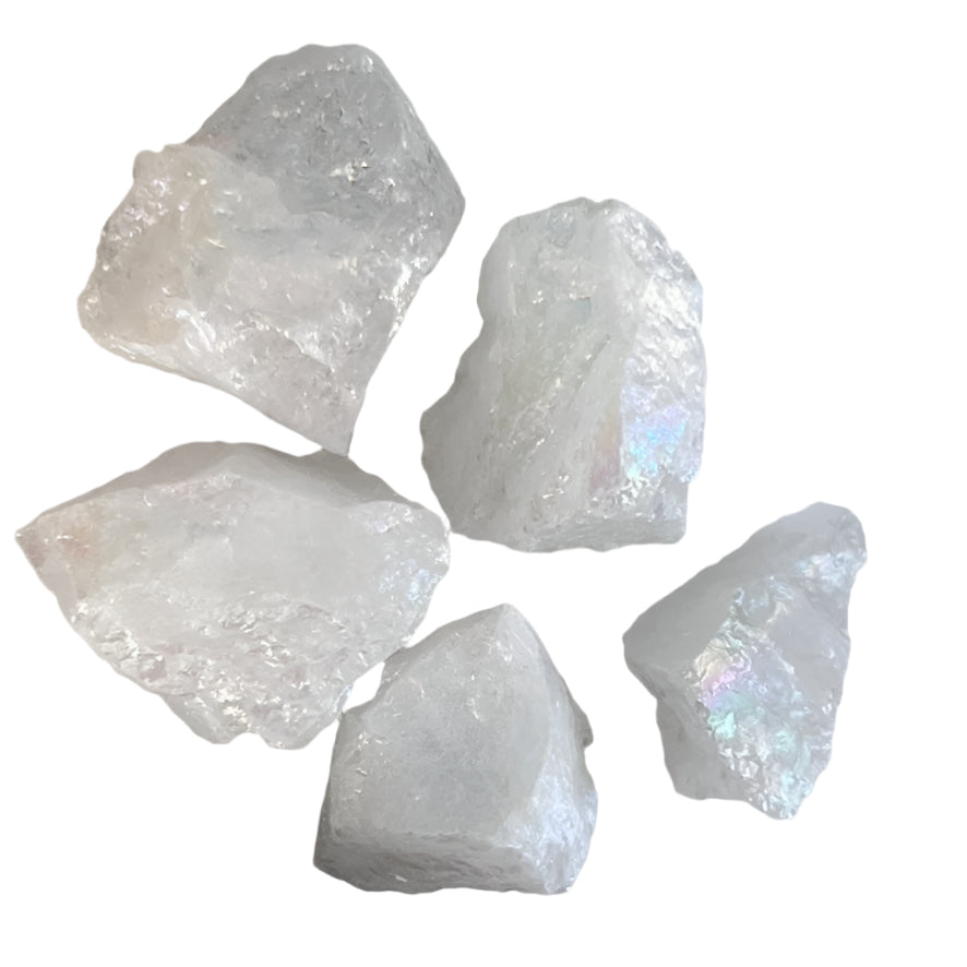 Clear Quartz Angel Aura - Rough