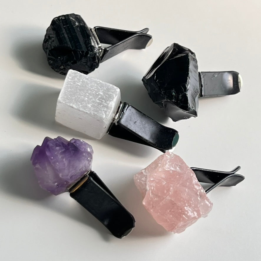 Car Vent Crystal Clip (Options)