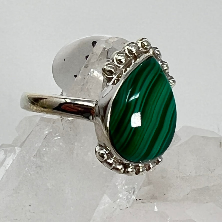 Ring - Malachite - Size 9