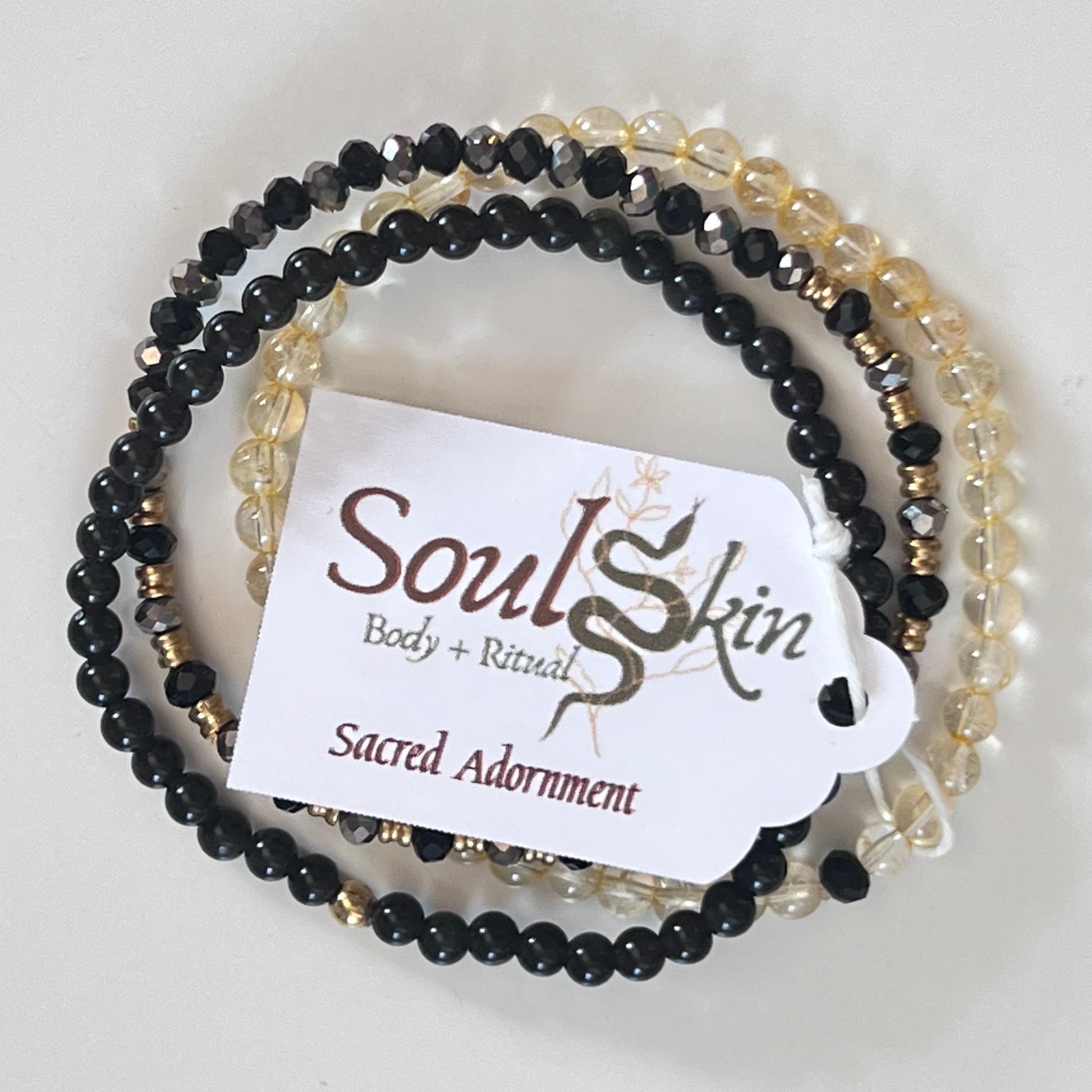 Bracelet Set by SoulSkin - Stay Golden