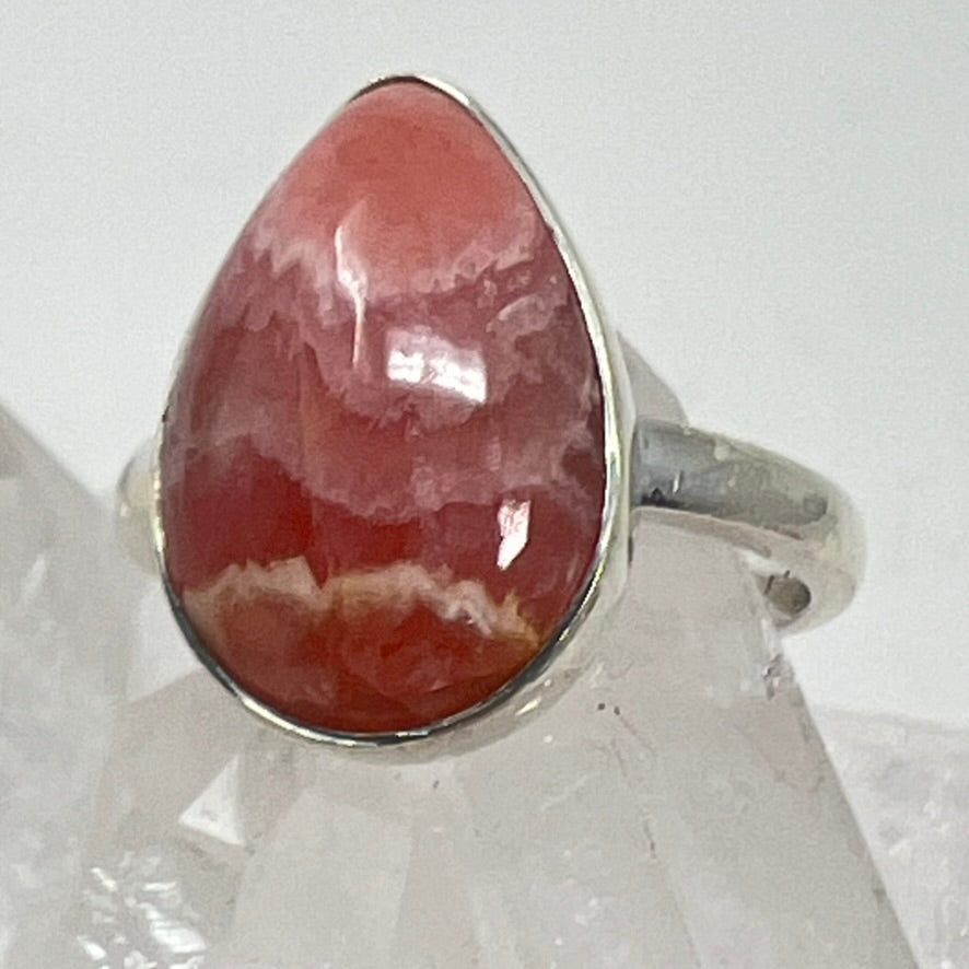 Ring - Rhodocrosite - Size 8