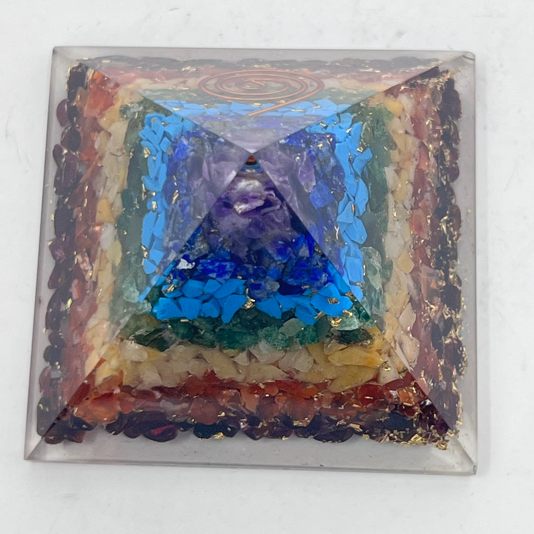 Orgone (Layered) Chakra Pyramid