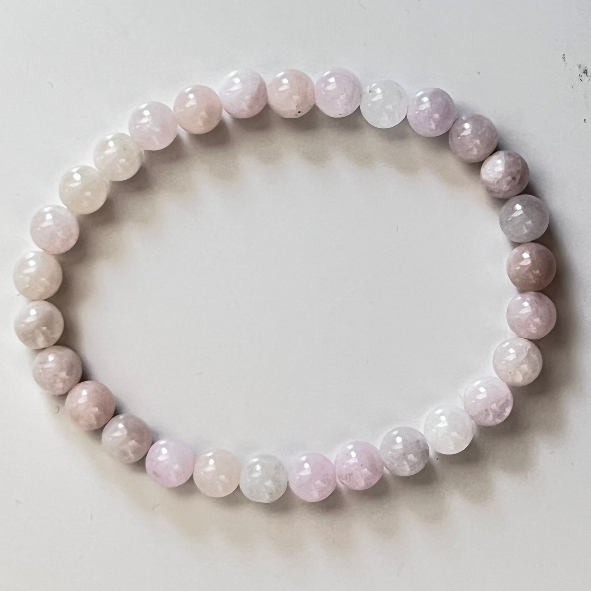 Bracelet - Pink Morganite 6mm