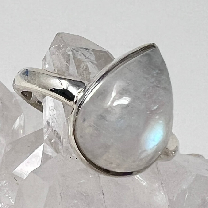 Ring - Rainbow Moonstone Size 11